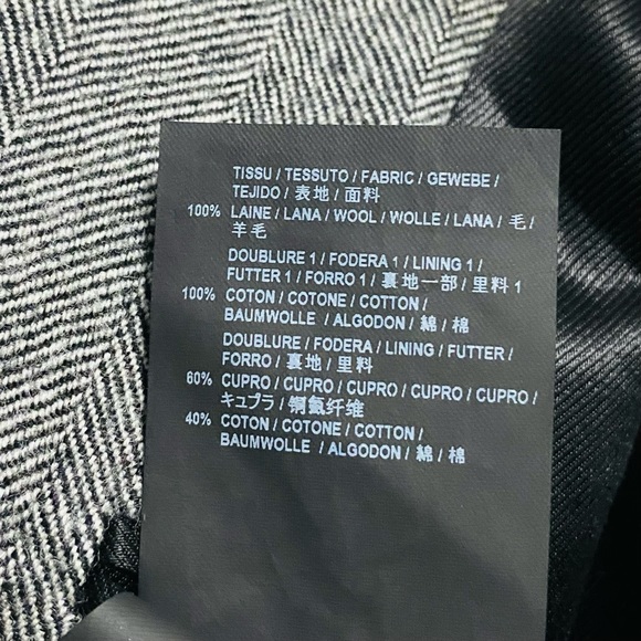 Saint Laurent herringbone wool overcoat - Picture 15 of 15